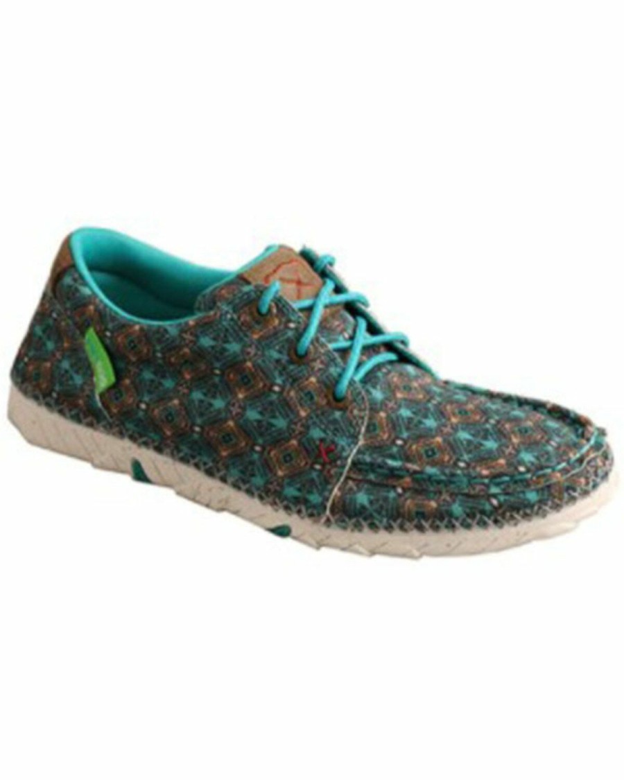 Women * | Exquisite Gifts Twisted X Women'S Zero-X Turquoise Casual Shoes Moc Toe