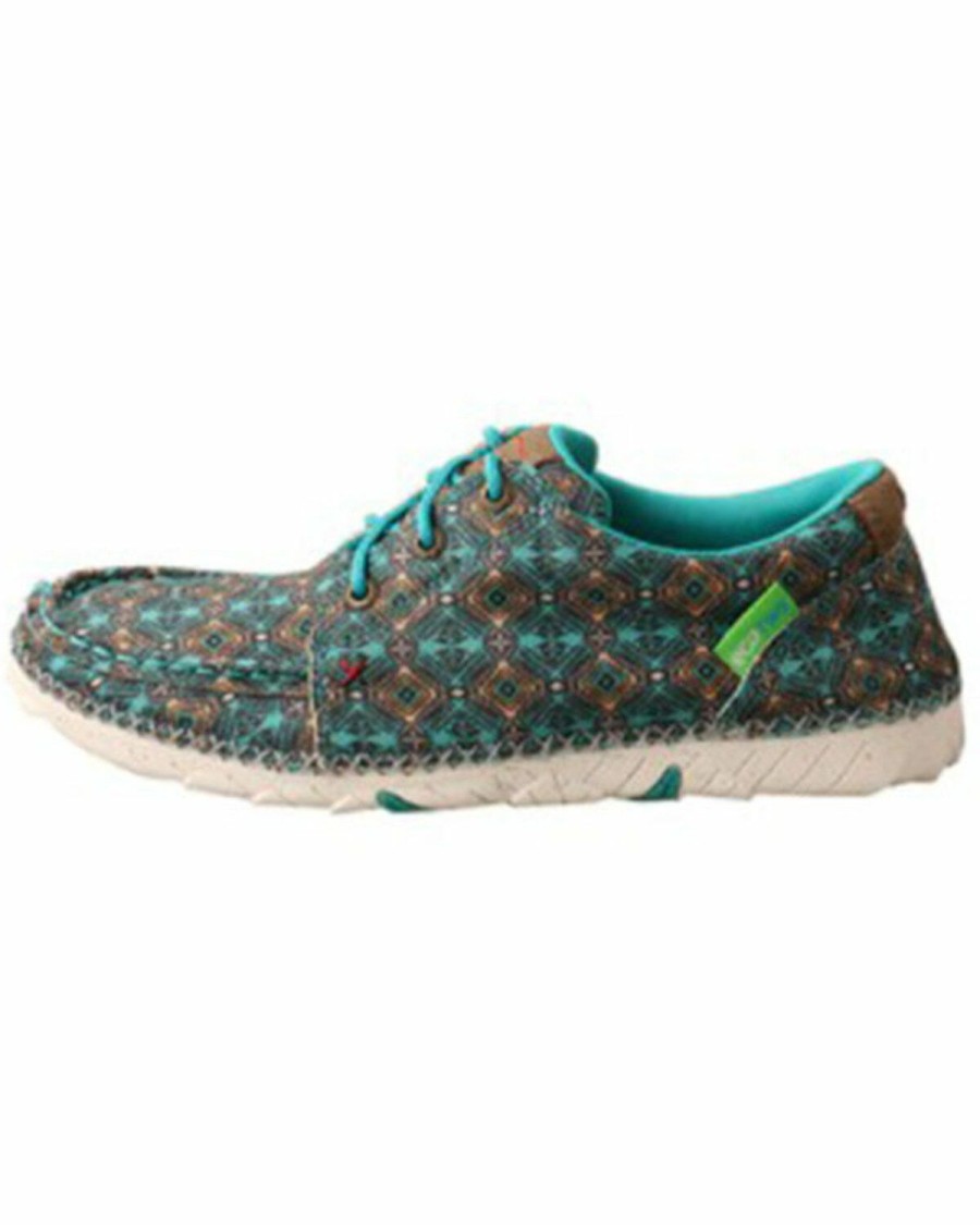 Women * | Exquisite Gifts Twisted X Women'S Zero-X Turquoise Casual Shoes Moc Toe