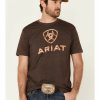 Men * | Cut Price Ariat Men'S Liberty Usa Digi Camo Logo Short Sleeve T-Shirt