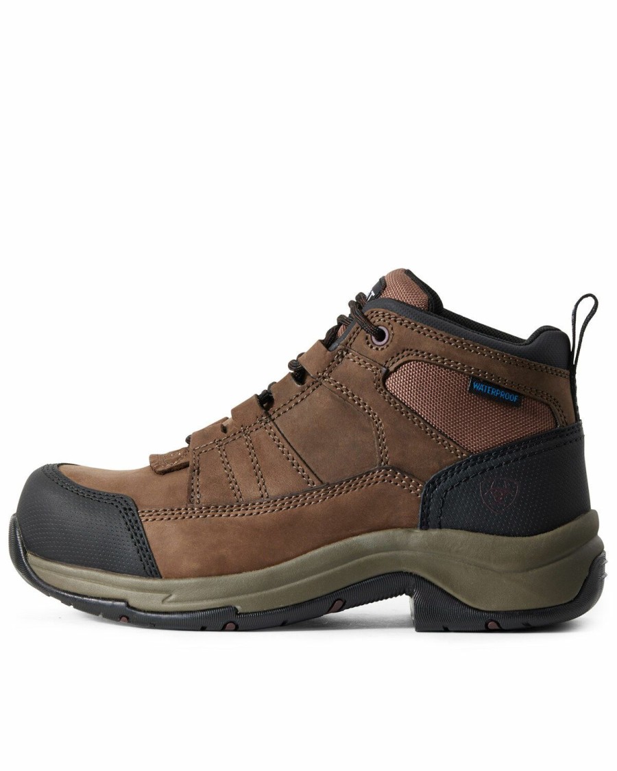 Gifts * | Sale Online Ariat Women'S Telluride Waterproof Work Boots Composite Toe