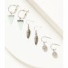 Women * | Exquisite Gifts Shyanne Women'S Semi-Precious Dangle Earrings 3-Set