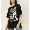 Women * | Cut Price Wrangler Women'S Fender Concert Oversized Tee