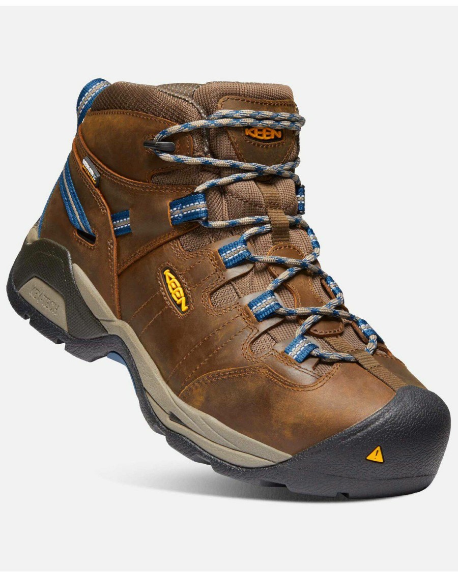 Men * | Top Selling Keen Men'S Detroit Xt Waterproof Work Boots Steel Toe