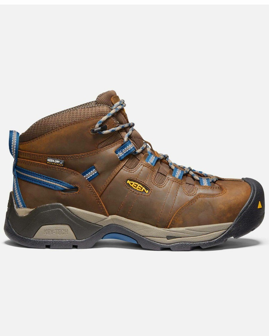 Men * | Top Selling Keen Men'S Detroit Xt Waterproof Work Boots Steel Toe