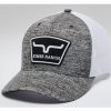 Men * | Latest Kimes Ranch Men'S Heather Grey Hardball Logo Patch Mesh-Back Trucker Cap