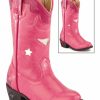 Kids * | Cut Price Smoky Mountain Toddler Girls' Stars Light Up Pink Boots Medium Toe